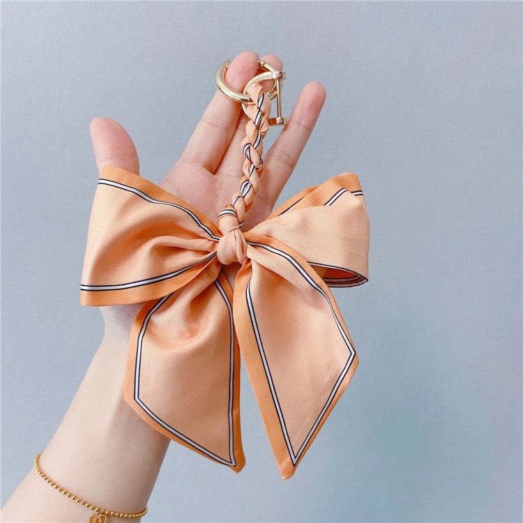 Creative Silk Scarf Keychain - Image 2