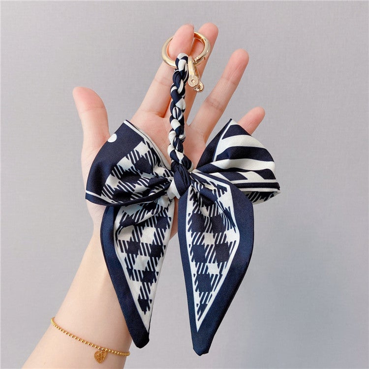 Creative Silk Scarf Keychain - Image 3
