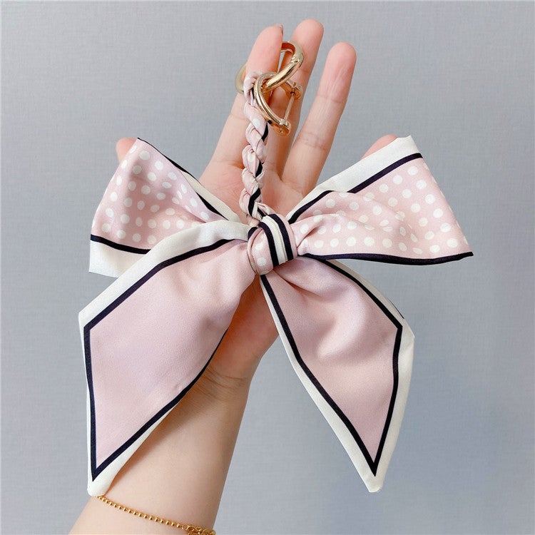 Creative Silk Scarf Keychain - Image 4