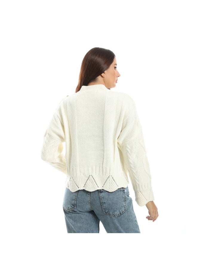 Coctail 17439-pullover-Off White - Image 3