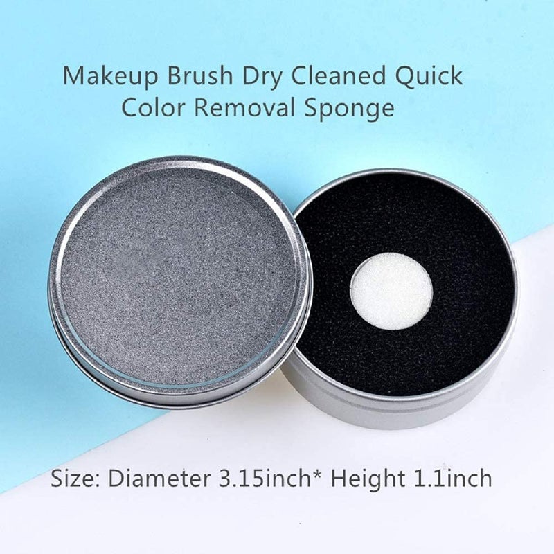 Bird&Fish Silicon Makeup Brush Cleaner Mat & Drying Pad with Carbon Removal Sponge (Rose Red) - Image 5