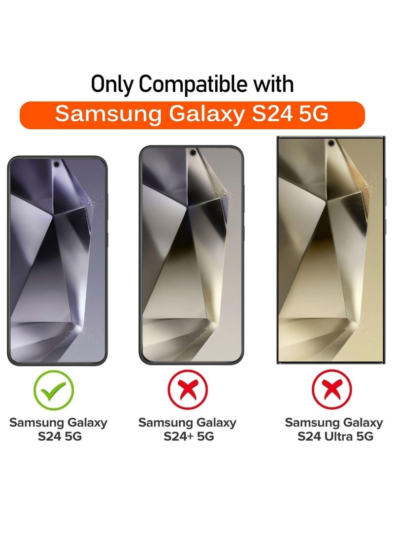 DUSALA Magnetic Case for Samsung Galaxy S24 5G Compatible with MagSafe Shockproof Protective Phone Cover Non Yellowing Hard Clear PC Back Clear - Image 2