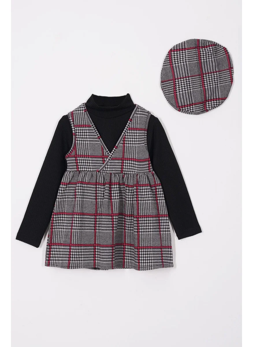 زيبكيدز Plaid Jumper Dress