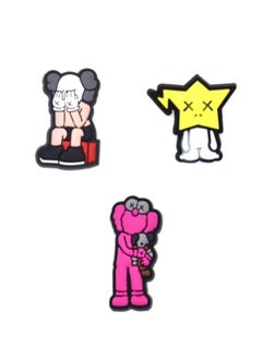3 Pieces Brooch With Cartoon Characters Design