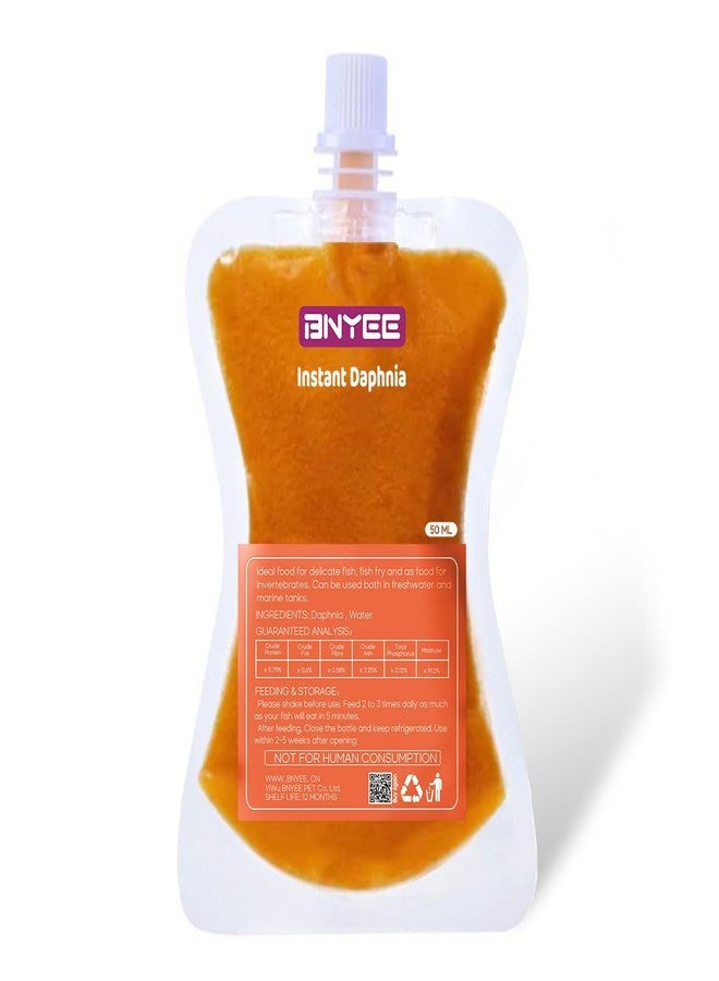 BNYEE Instant Fish Food - Non-Living Daphnia for Fry/Larvae, Small Fish, Corals, Jellyfish, Seahorses & Invertebrates
