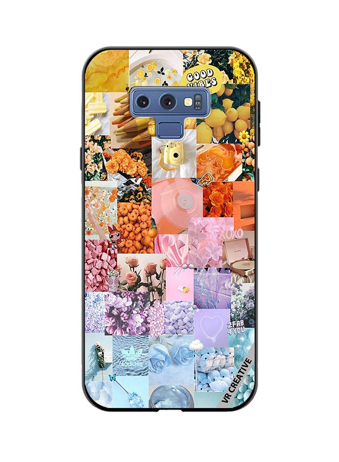 VR CREATIVE Protective Case Cover For Samsung Galaxy Note 9 Good Vibes Photo Colleges Design Multicolour - Image 1