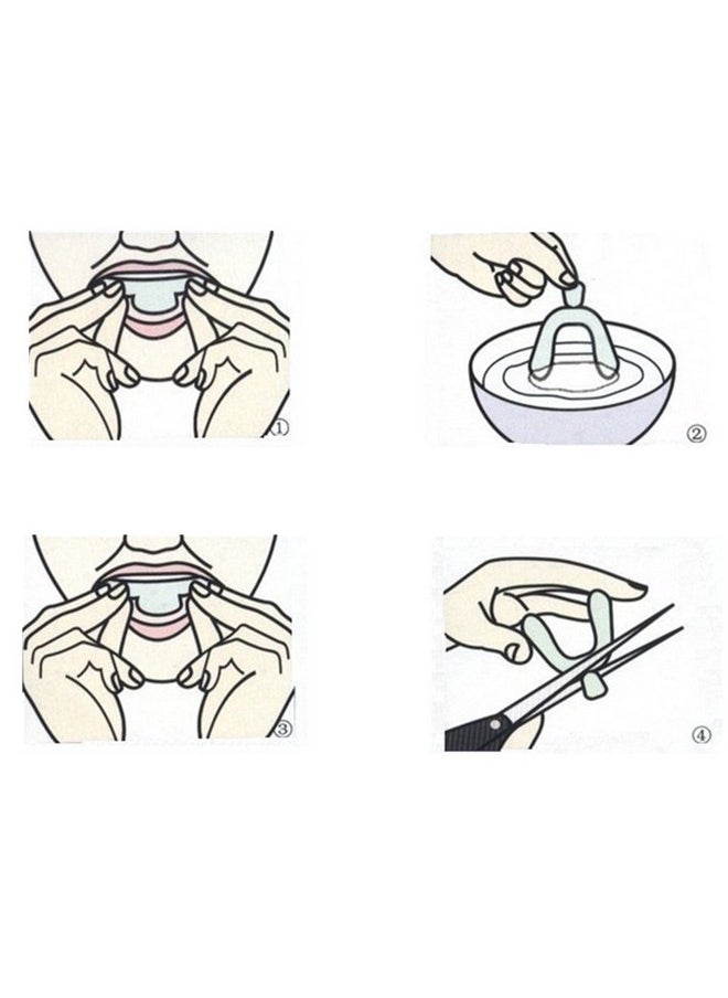 Eshylala - 5 Pieces Teeth Whitening Trays Whitening Teeth Trays Whitener Mouth Guard Care Oral Hygiene Bleaching Tooth Tool - Image 1