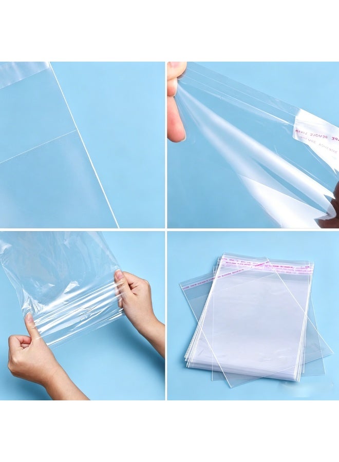 200 Pcs Clear Self-Sealing Resealable Cellophane Bags, 4x6 Inches, for Cookies, Candy, and Products - Image 2
