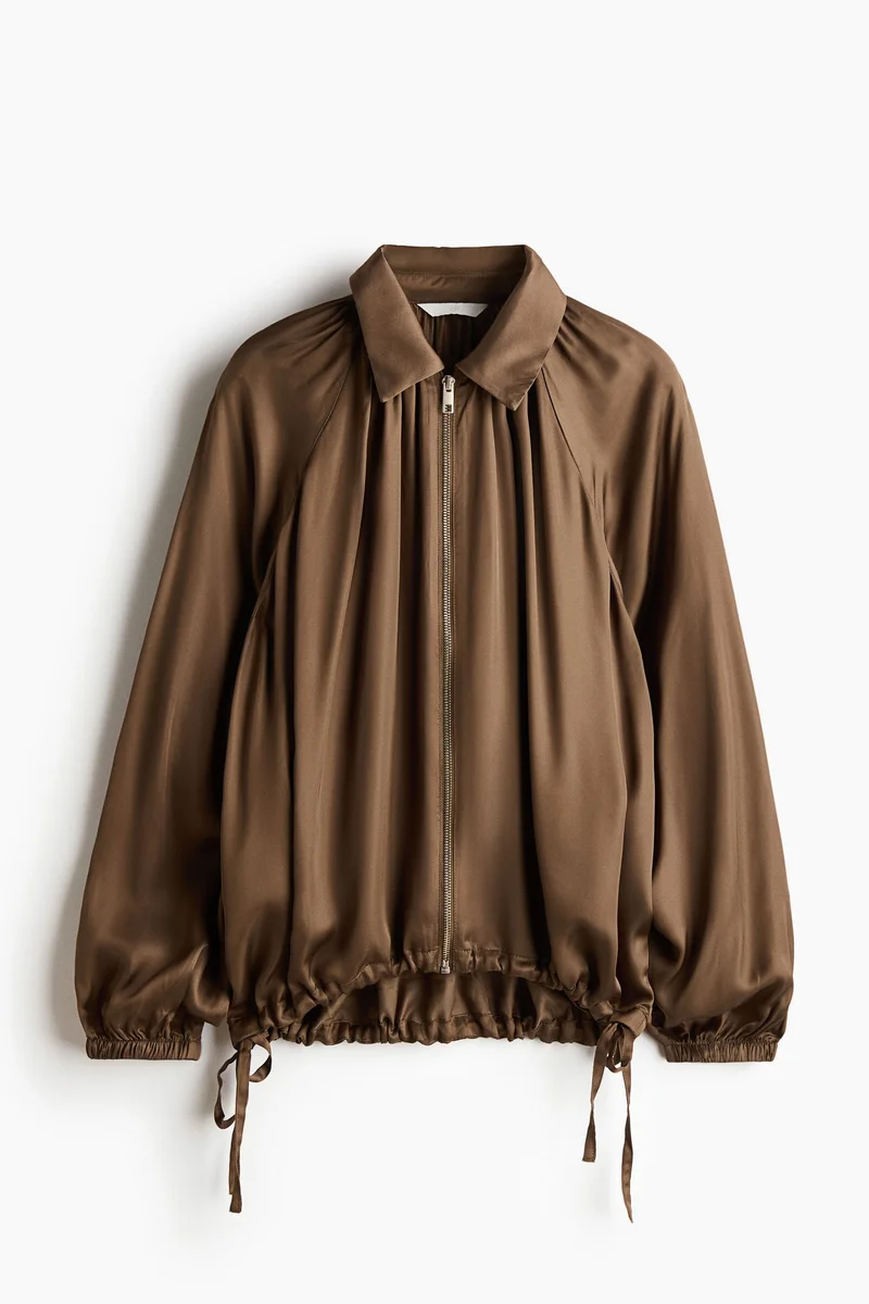 H&M Oversized satin jacket