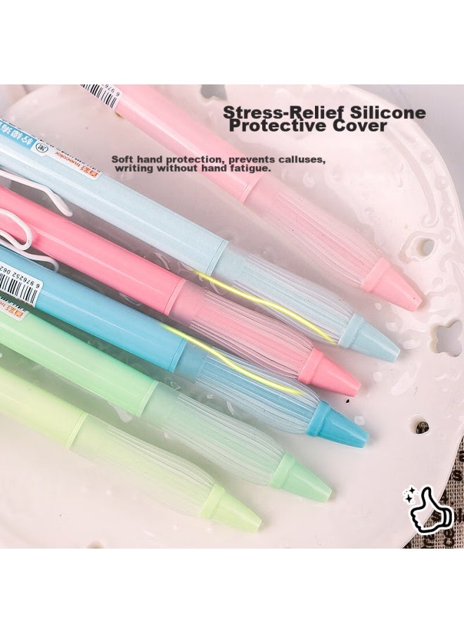 ترو كولور Truecolor 3-pack 0.5mm أسود Ergonomي قابلة للسحب أقلام جيل، تخفيف التوتر أقلام امتحان للطلاب، سريعة الجفاف St Tip -style جمالية Zc138c - Image 4