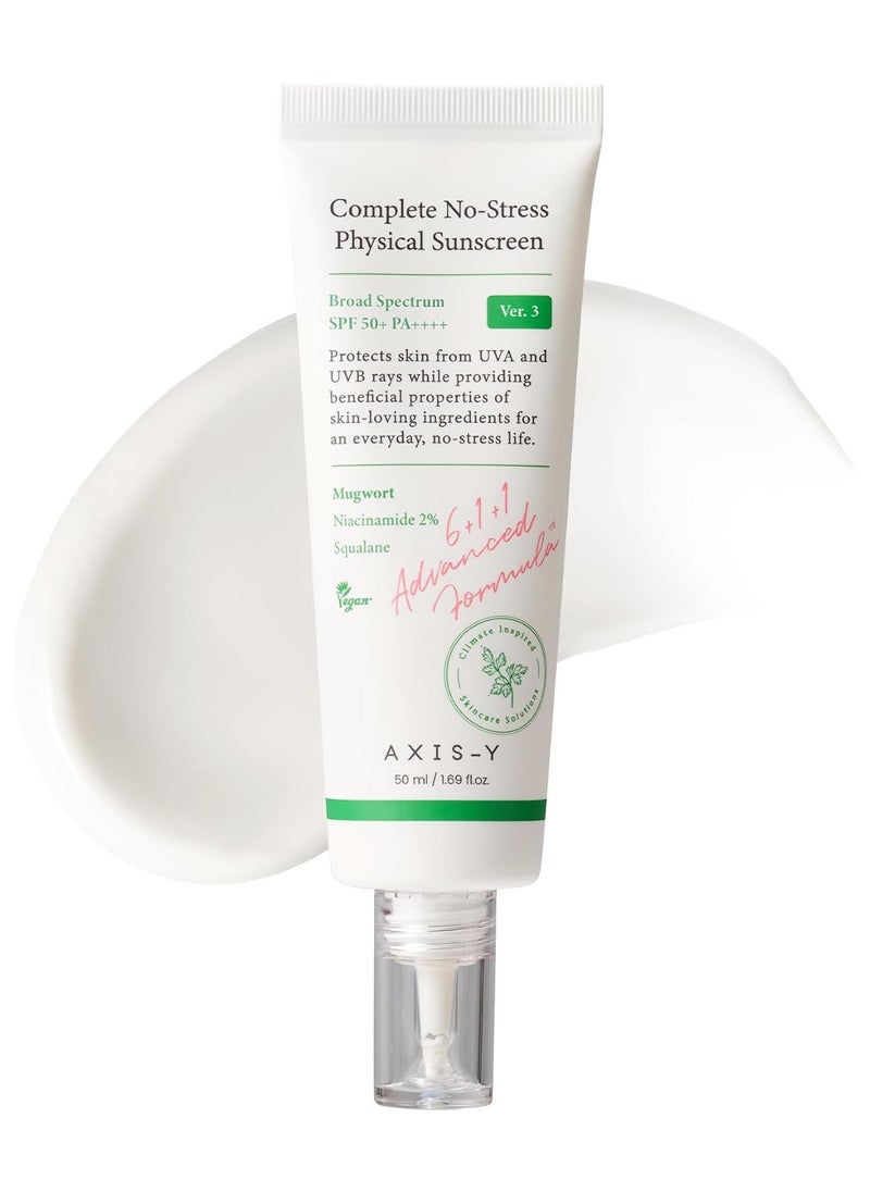AXIS-Y Complete No-Stress Physical Sunscreen V.3 50ML  - Image 1