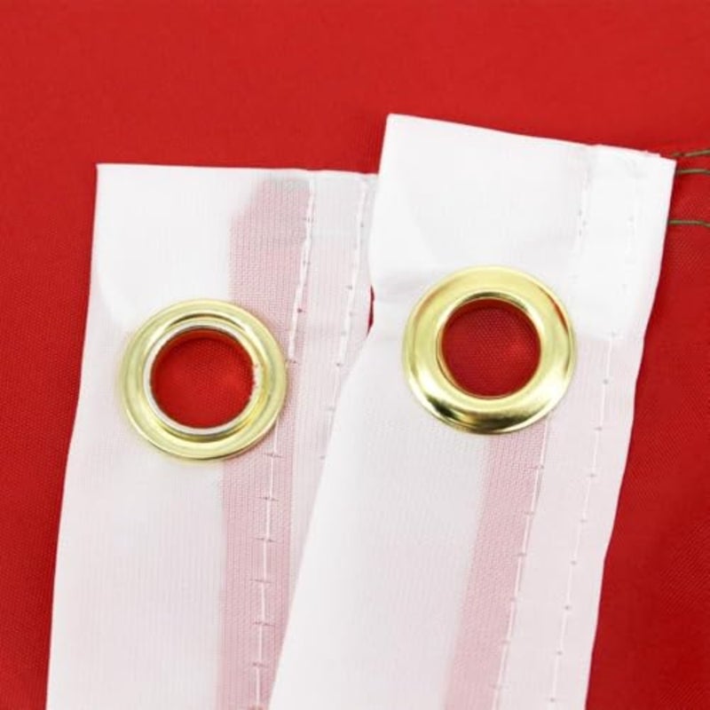 UAE Flag Large 100D Fabric United Arab Emirates Wall Flag with 2 Metal Grommets Double-Sided Fade Resistant National Day UAE Flag for Outdoor Indoor Building Display 1 x 2 Meter - Image 3