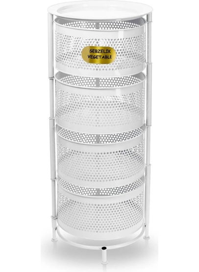 4-Tier Opening White Wheeled Potato Onion Basket Vegetable Fruit Basket Crisper Rack Metal - pzsku/Z0E22A82E4650997A6A5AZ/45/_/1725723080/1b1141de-2415-41ab-bf3f-13d93726b586