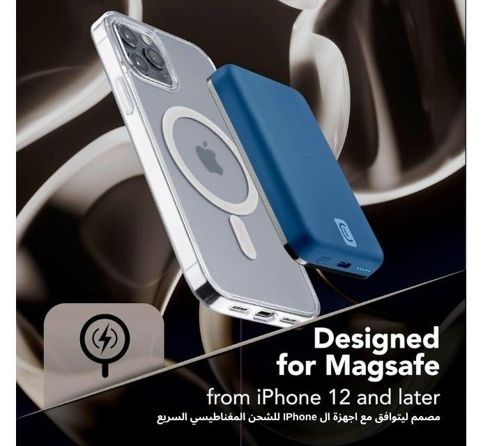 Cellularline Wireless power bank MAG 5000, 5000 mAh, Wireless charging, Blue - Image 2