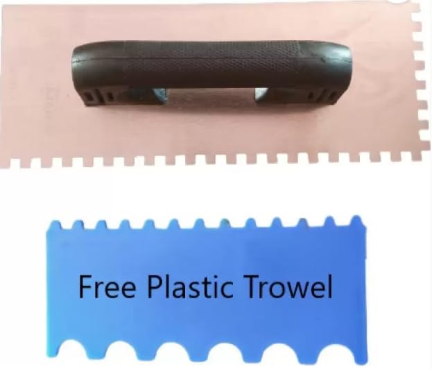 GREENGROW Steel Notched Trowel for Fixing Big Size Tiles & Stone - Image 2
