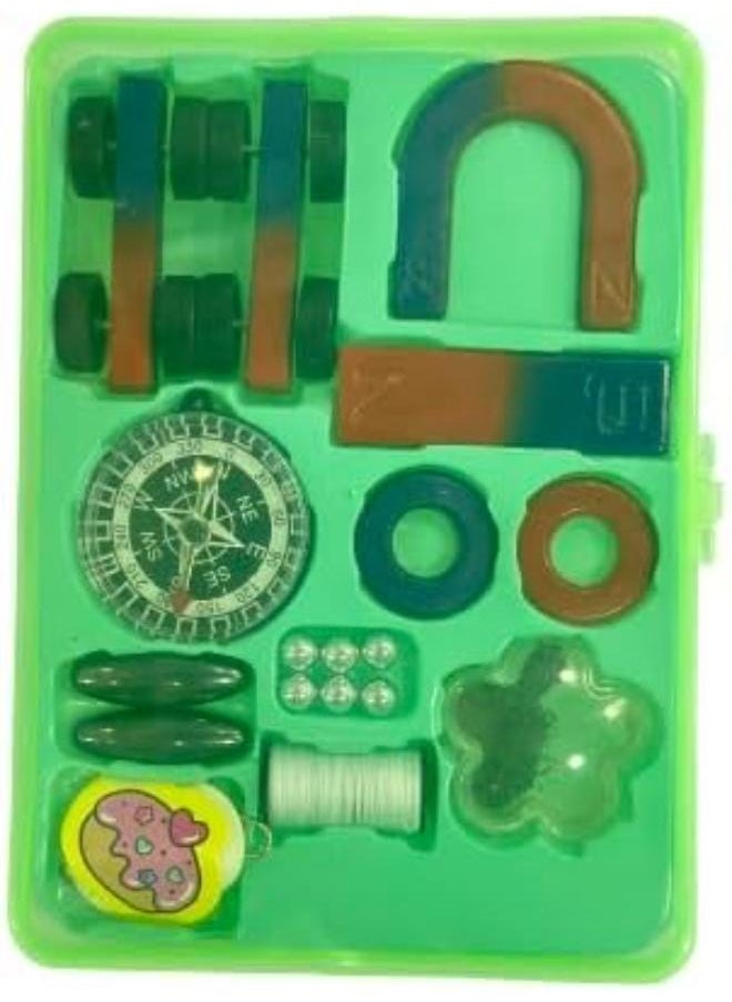 Generic - 🧲 Magnetic Power Science Kit for Kids – Fun STEM Physics Exploration Set Type of Toy: Educational Science Kit – Number of Players: Solo or Group – Age Group: 6+ Years – Subtype: Magnetism Experiments – Theme: STEM Learning / Magnetic Force Exploration - Image 1