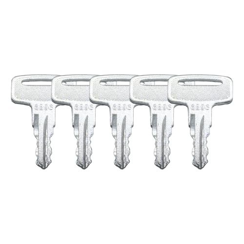 PLENTZOM Heavy Equipment Ignition Keys 160431 0160431 6896 Compatible with Wacker Neuson Roller RT56 RT82, Manitou,Clarke,Linde,Polaris,Landpride Zero Turn Radius Mower (5) - Image 1