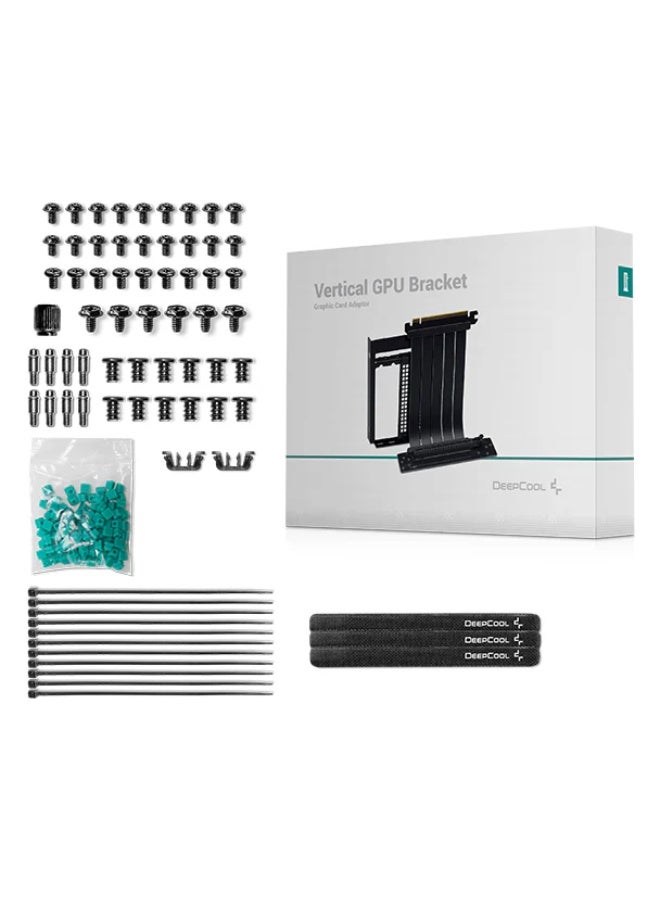 DEEPCOOL MORPHEUS WH – White Modular High-Airflow ATX+ Case with Dual‑Chamber Design, 420 mm Trinity ARGB Fan, Dual Info Display, Vertical GPU Mount & E‑ATX Support - White - Image 5