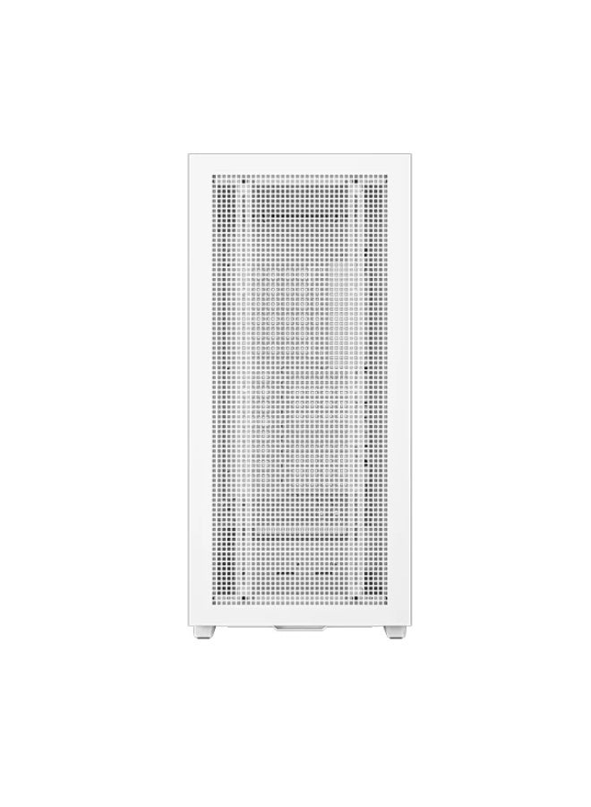 DEEPCOOL MORPHEUS WH – White Modular High-Airflow ATX+ Case with Dual‑Chamber Design, 420 mm Trinity ARGB Fan, Dual Info Display, Vertical GPU Mount & E‑ATX Support - White - Image 2