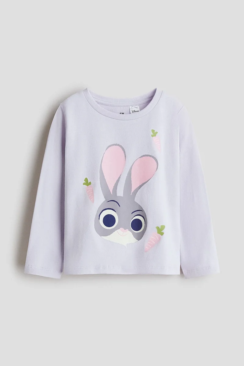 اتش اند ام بلوزة بأكمام طويلة