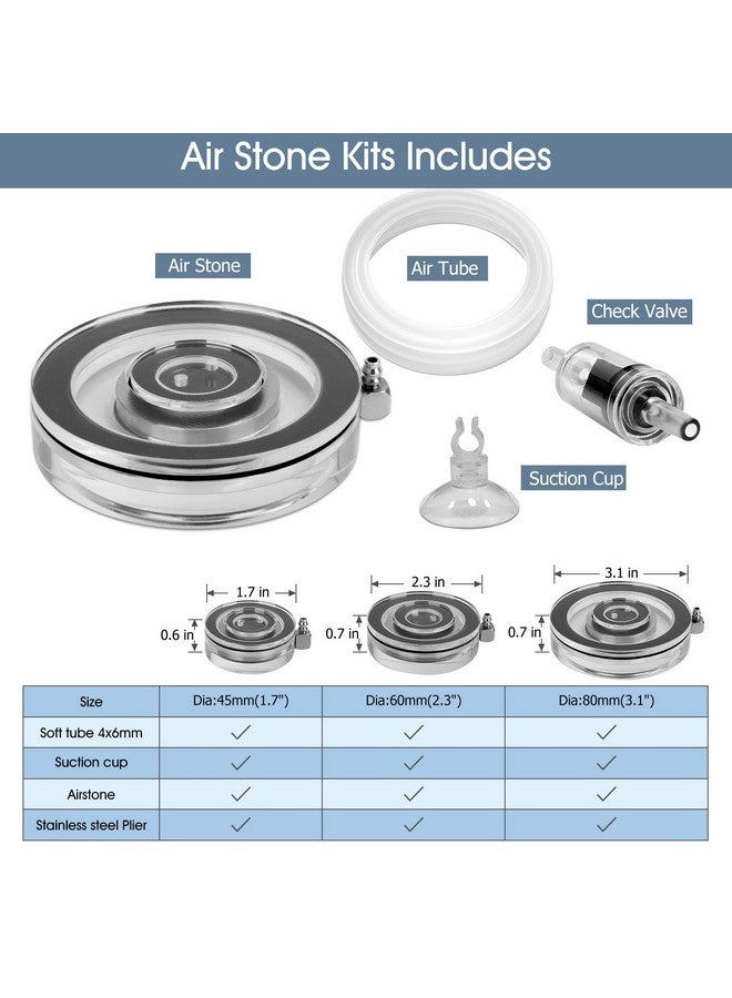 hygger Air Stones for Aquariums, Transparent Acrylic Fish Tank Bubbler Kit with Air Tube, Ultra Silent Bubble Stone Super-High Dissolved Oxygen Diffuser for Aquarium Fish Tank and Hydroponic - Image 5