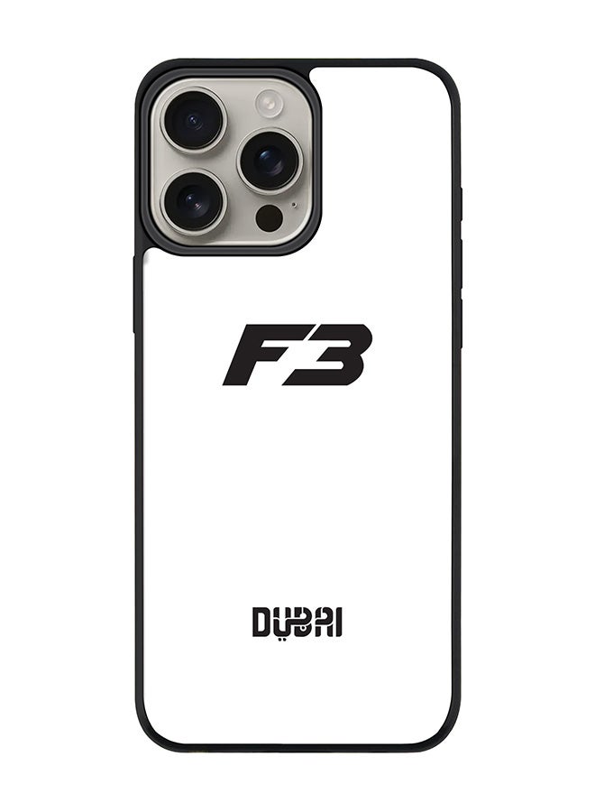 Stylizedd For iPhone 16 Pro Max Case [Compatible with MagSafe] Slim Magnetic cover Phone Case iPhone 16 Pro Max - Faz3 Dubai White - Image 1