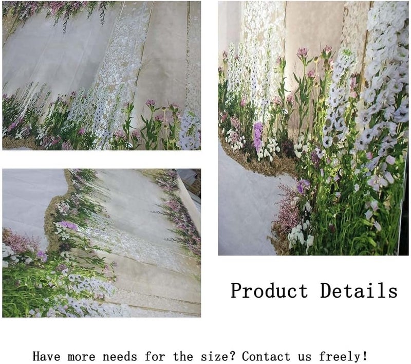 AOFOTO 8x6ft Wedding Ceremony Backdrop with Romantic Flower Canopy Design - Image 5