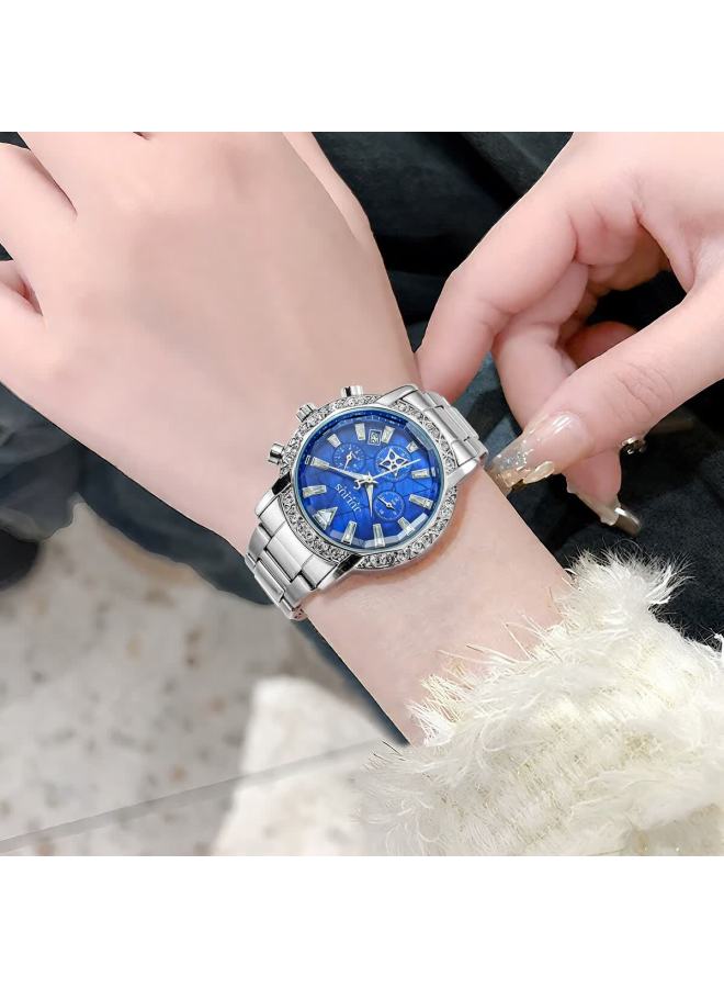 Julius Women's Watch Multifunction Calendar Luxury Ol Style Fashion Luminous Ladies Watch Gift For Women's Day - Image 2