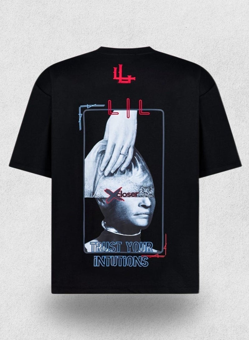 LOUKLAD Trust Your Intuitions Oversized Tee – X for Creators - Image 5