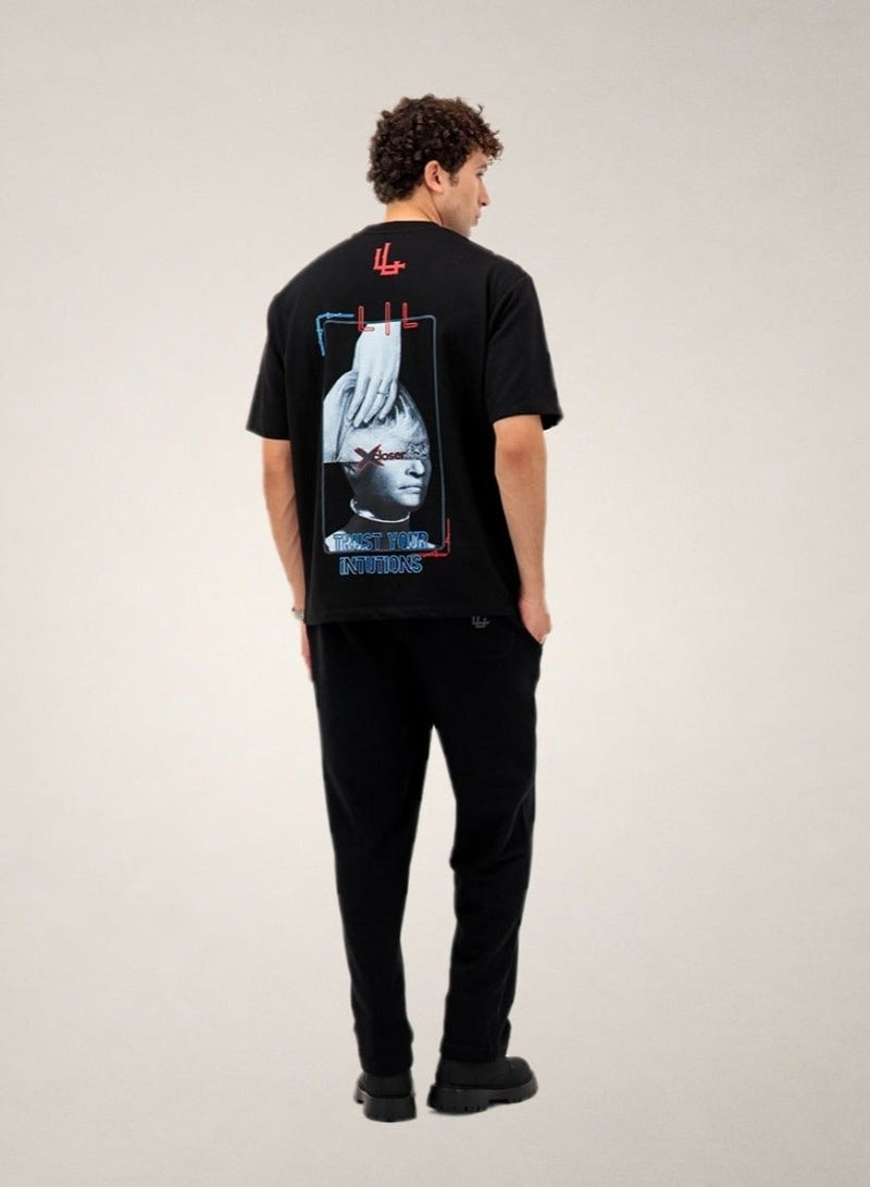 LOUKLAD Trust Your Intuitions Oversized Tee – X for Creators - Image 3