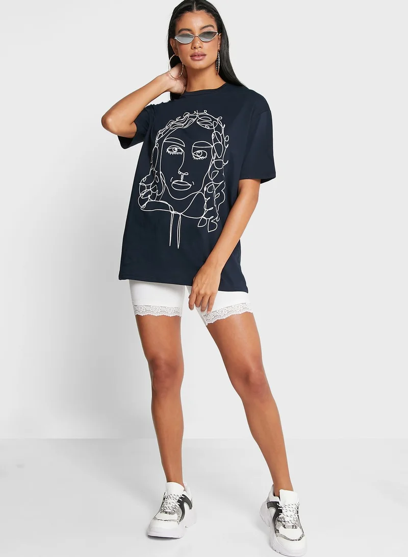 Ginger Oversized Graphic T-Shirt