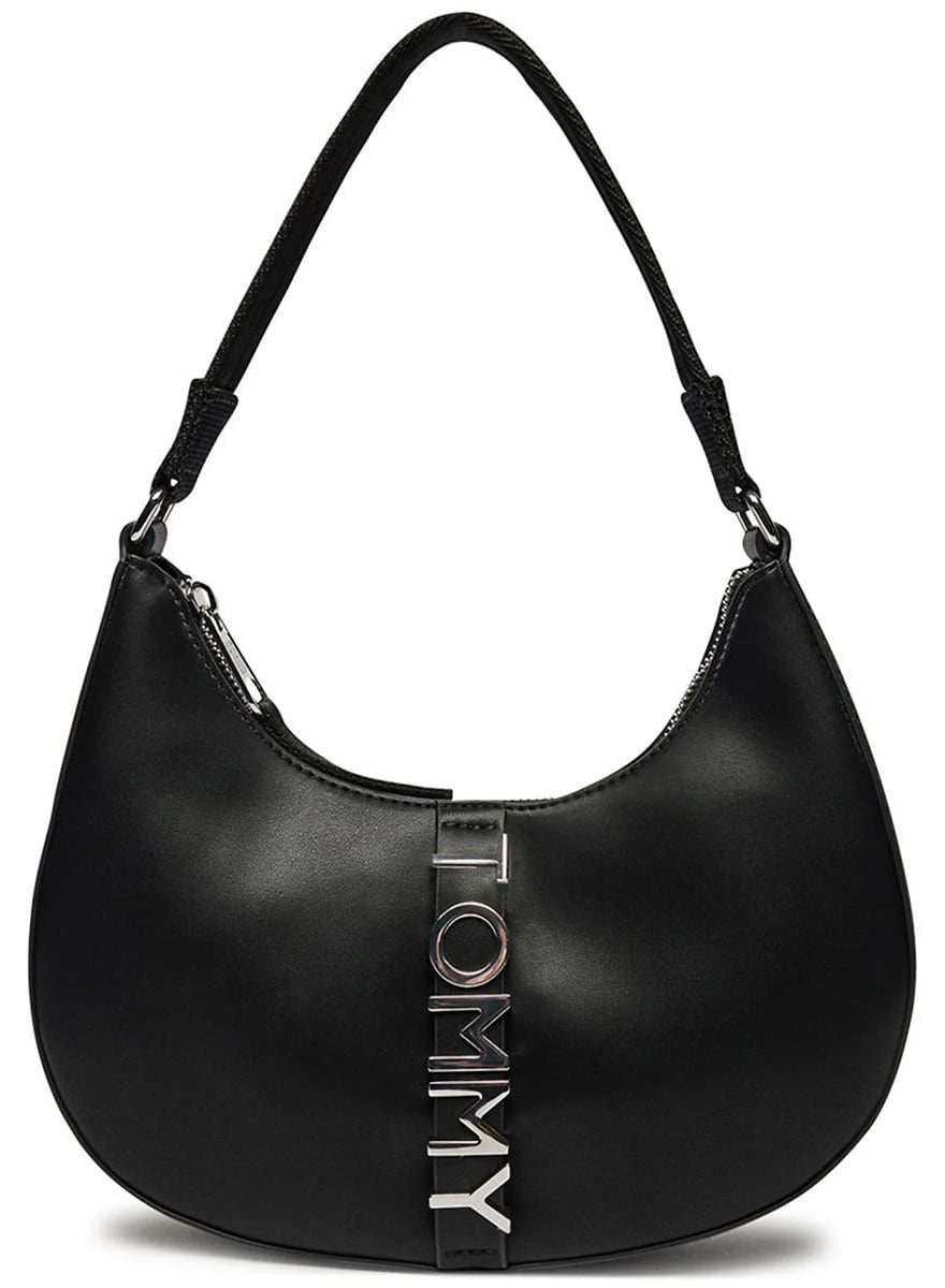 Tommy Hilfiger Black Women Shoulder Bag Aw0Aw16510 Bds