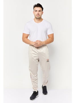 adidas Originals Men Sportswear Fit Outdoor Sweatpants, Beige  - Image 2