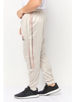 adidas Originals Men Sportswear Fit Outdoor Sweatpants, Beige  - Image 3