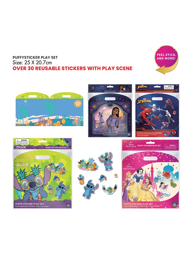 ديزني مجموعة ألعاب ملصقات الأميرة المنفوشة - Image 4
