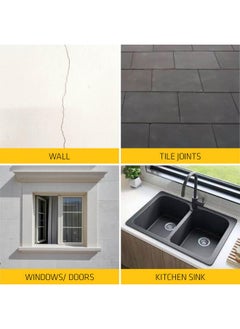 SIKA SIKA Pack Of 2 Multipurpose Polyurethane Sealant And Adhesive - flex 127 Fills Cracks And Gaps Interior And Exterior Use Ready To Use Easy To Apply Off White - 150G  - Image 5