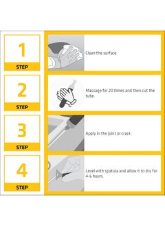 SIKA SIKA Pack Of 2 Multipurpose Polyurethane Sealant And Adhesive - flex 127 Fills Cracks And Gaps Interior And Exterior Use Ready To Use Easy To Apply Off White - 150G  - Image 4
