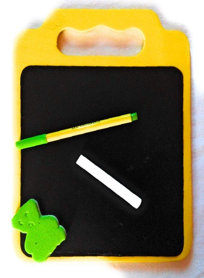 FUTUREZ KEY ® Combo of 2in1 Board and EVA Foam Alphabets for Kids (2 Sided White Black , 69 Pieces Washable, Floating and Colourful Capital Small Letters, Numbers and Shapes) - Image 3