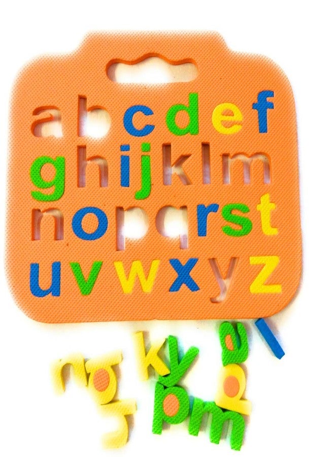 FUTUREZ KEY ® Combo of 2in1 Board and EVA Foam Alphabets for Kids (2 Sided White Black , 69 Pieces Washable, Floating and Colourful Capital Small Letters, Numbers and Shapes) - Image 5