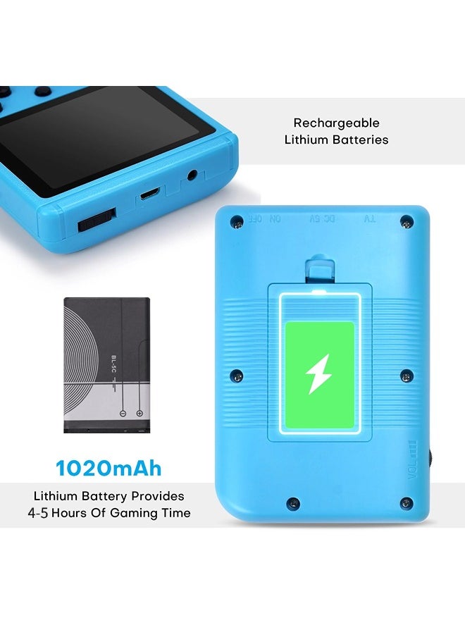 ShebSheb - Portable Retro Handheld Game Console,400 in 1 Video Games with 3.0 Inch Screen for Kids,Supports TV Connection - Image 1