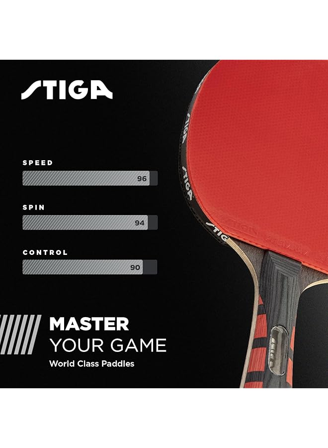 Stiga Evolution Performance Level Table Tennis Racket Made With Approved Rubber For Tournament Play - Image 5