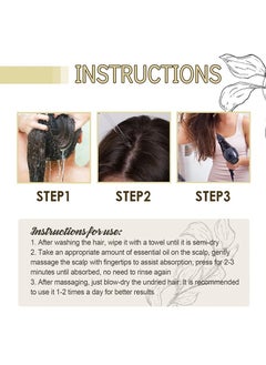 EELHOE Veganic Natural Hair Growth Oil, Anti Hair Loss Natural Hair Growth Oil, Natural Ingredients Dense Hair Essential Oil, Rosemary Oil for Hair Growth Nourishing And Repairing Hair  - Image 5