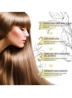 EELHOE Veganic Natural Hair Growth Oil, Anti Hair Loss Natural Hair Growth Oil, Natural Ingredients Dense Hair Essential Oil, Rosemary Oil for Hair Growth Nourishing And Repairing Hair  - Image 3