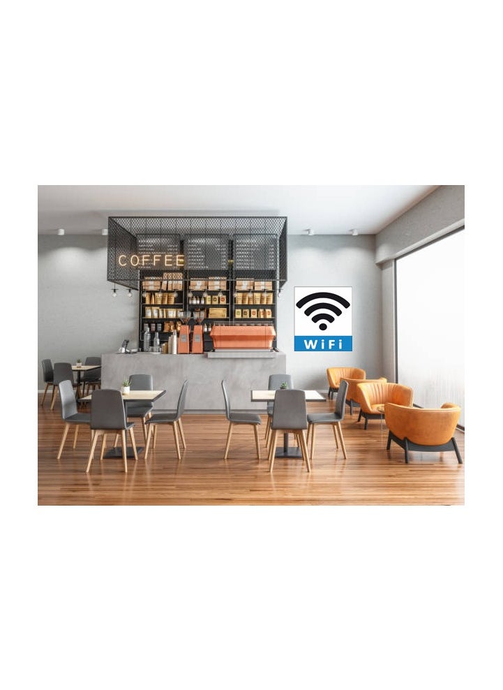 Generic WI FI SIGN STICKER  - Image 5