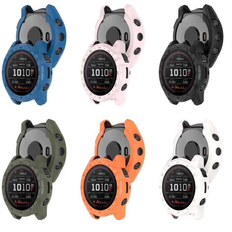 LOKEKE غطاء واقي متوافق مع Garmin Tactix 7 من LOKEKE، غلاف واقي من TPU لجهاز Garmin Tactix 7 / Enduro 2 (TPU أسود) - Image 4