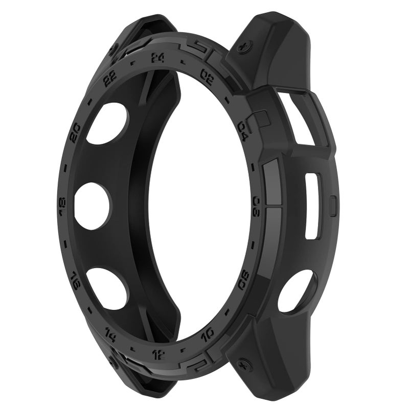 LOKEKE غطاء واقي متوافق مع Garmin Tactix 7 من LOKEKE، غلاف واقي من TPU لجهاز Garmin Tactix 7 / Enduro 2 (TPU أسود) - Image 3