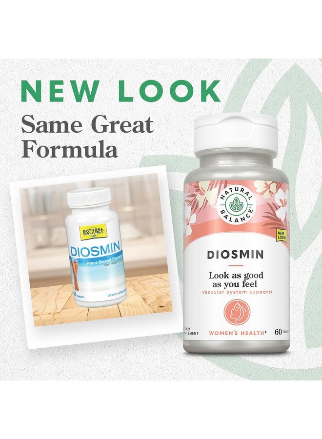 Natural Balance Diosmin 500 mg | Blood Circulation & Vein Health Supplement | Plant-Based Flavonoid | 60 Tabs - Image 2
