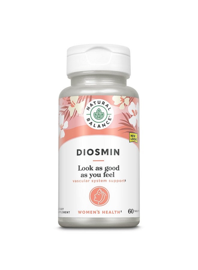 Natural Balance Diosmin 500 mg | Blood Circulation & Vein Health Supplement | Plant-Based Flavonoid | 60 Tabs - Image 1