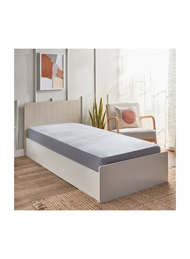 Home Box Ferum Micro Jersey Single Fitted Sheet 200 x 30 x 90 cm