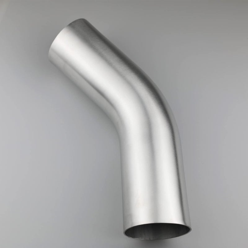 KRD PERFORMANCE 70mm (2.75") OD 45 Degree Elbow Aluminum Intercooler Pipe Air Intake Tube - Image 2